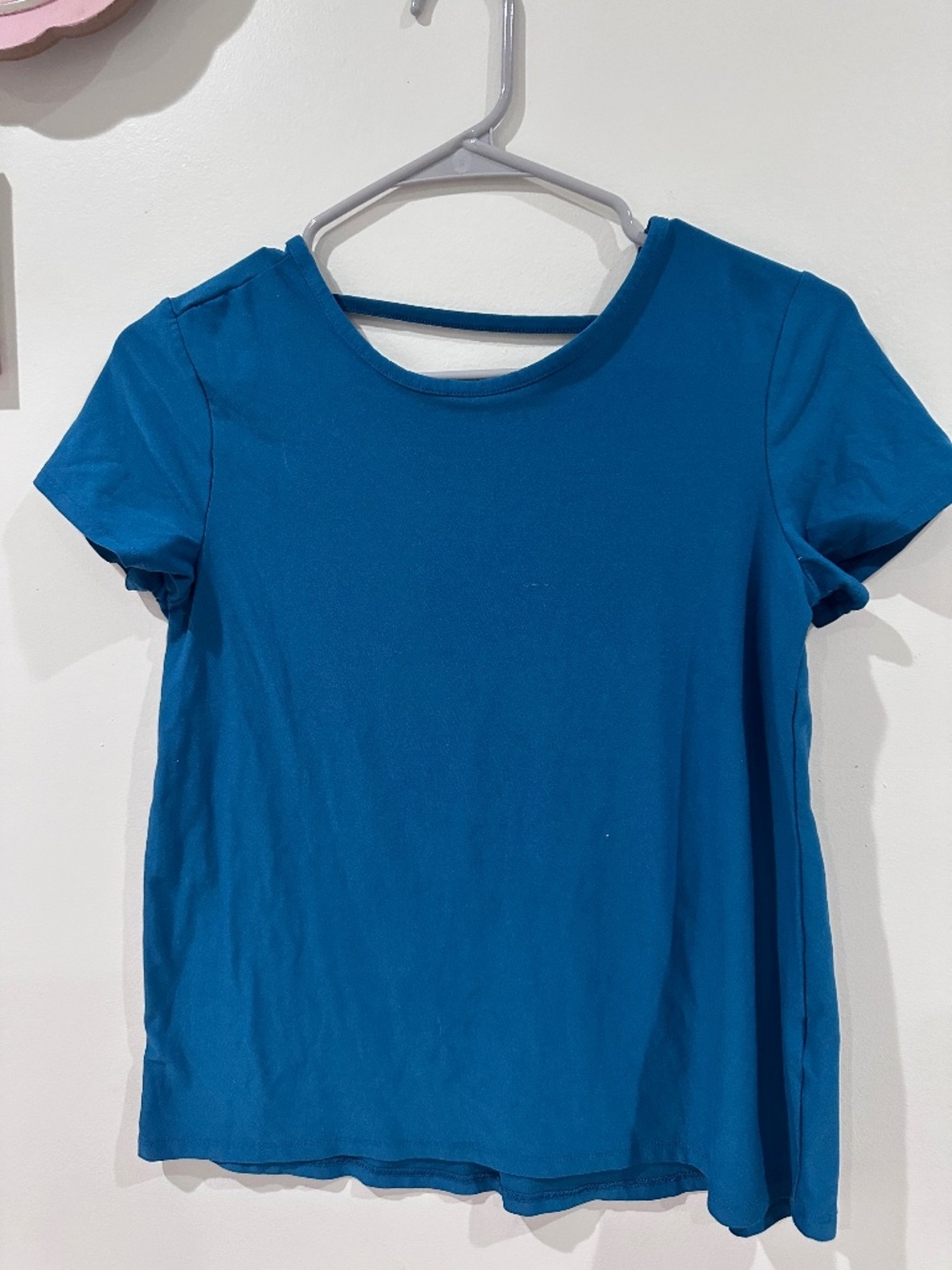 cute blue shirt